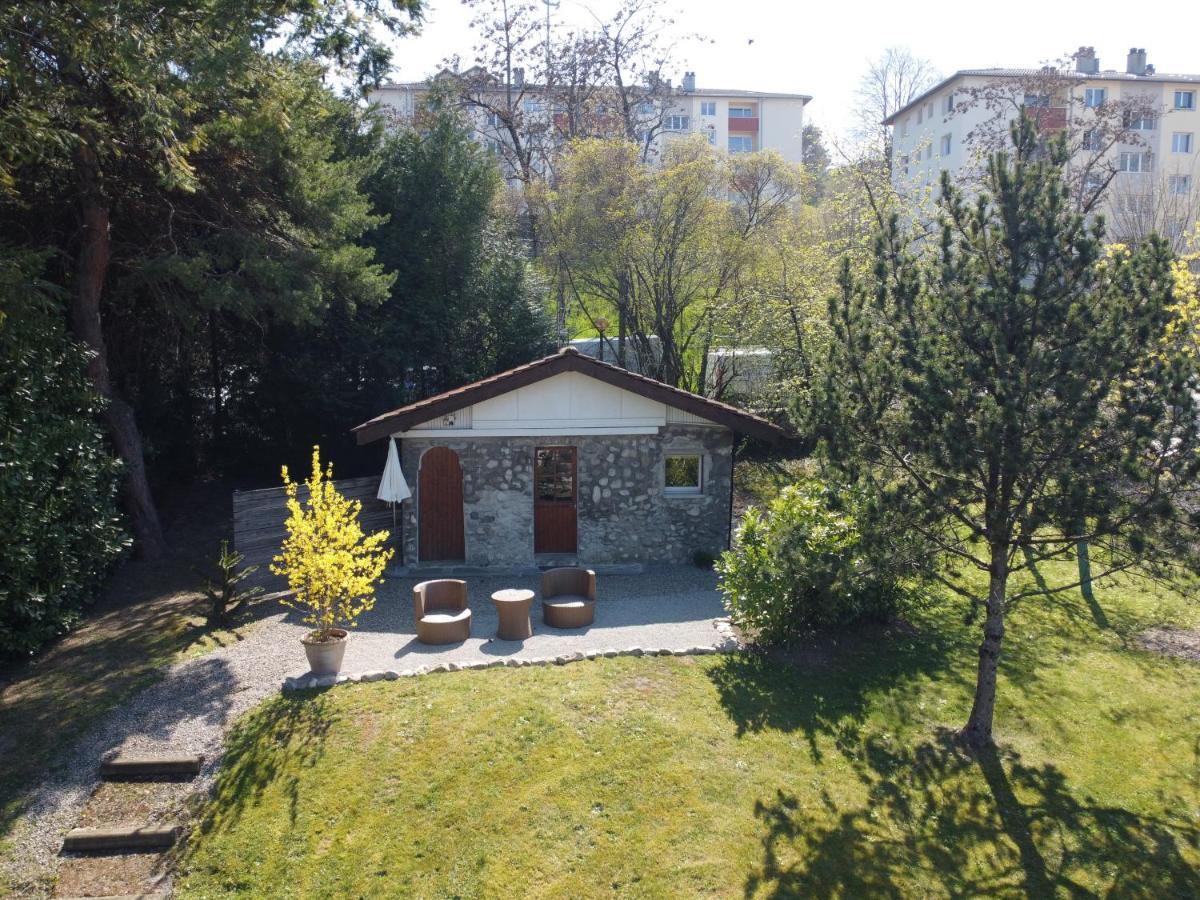 L'Oasis Hotel Evian-les-Bains Bagian luar foto